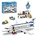 WinGift 880 Pcs City Airport Passenger Terminal Building Set 6 IN 1 Airplane Building Blocks Toy STEM Aircraft Bricks with Shuttle BusLuggage CartPlanes Model Toys Gifts for Adults Boys Ages 612 - Image 4