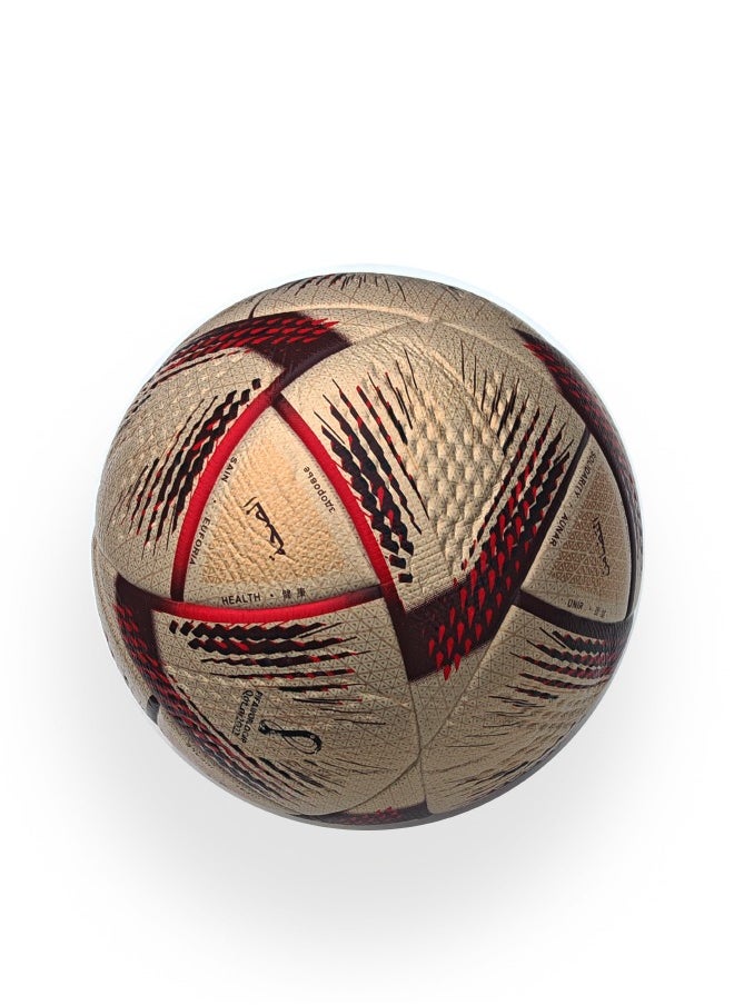 AHAKAC Football World Cup Final Match Football Replica Heat Bonded Football Adult Training Football  - Image 1