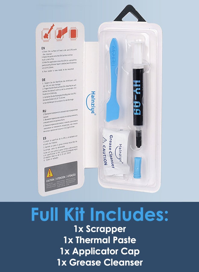 هالنزي معجون حراري عالي الأداء لتبريد جميع المعالجات CPU GPU PC PS4 Xbox أجهزة الكمبيوتر ووحدات التحكم - Image 3