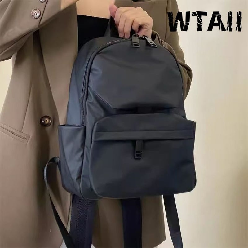 Women's Travel Backpack Lightweight Hiking Waterproof Small Black - Image 3