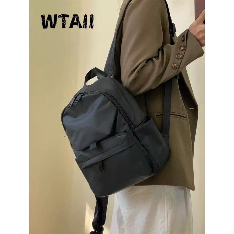 Women's Travel Backpack Lightweight Hiking Waterproof Small Black - Image 1
