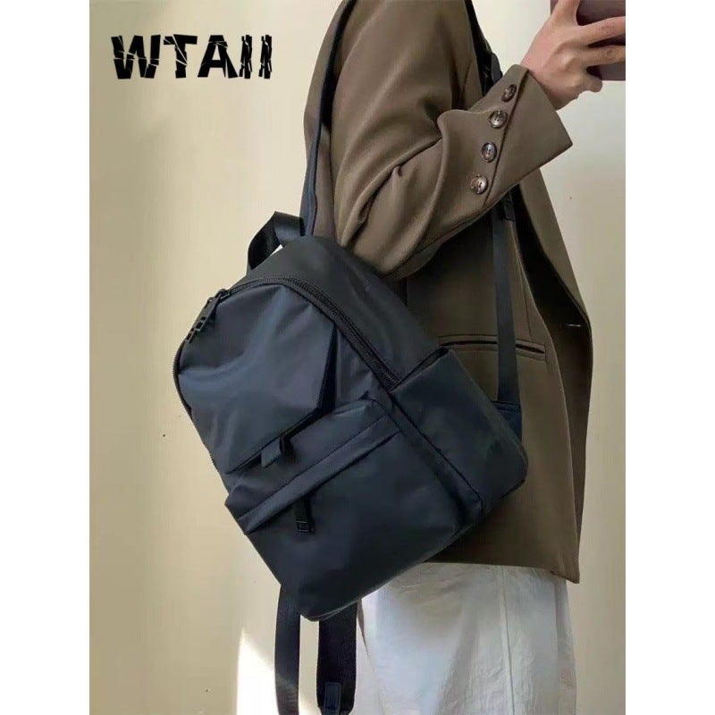 Women's Travel Backpack Lightweight Hiking Waterproof Small Black - Image 2