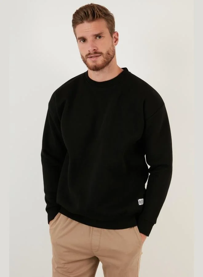 Buratti Buratti Regular Fit Crew Neck Fleece Lined 2-Pack Men's Sweatshirt 5905255S2
