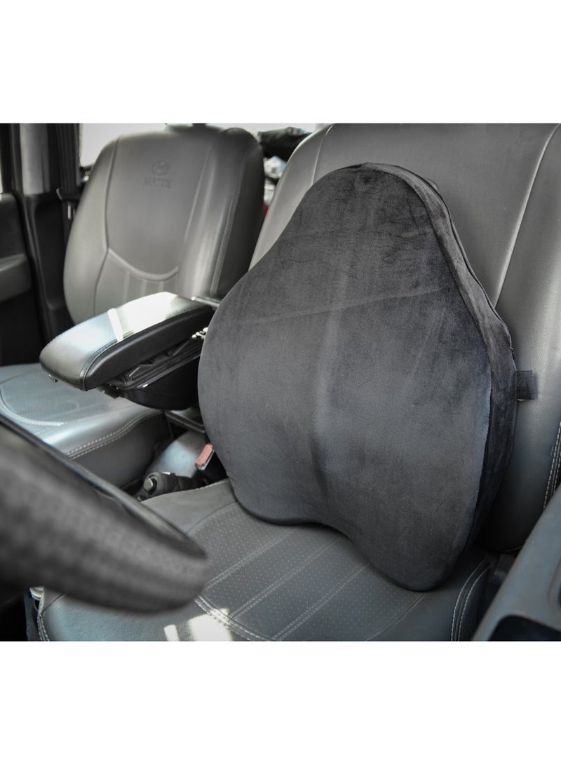 ماكس كمفورت أفضل مسند طبى للظهر كبير الحجم - للسيارة والمكتب والمنزل - Image 5