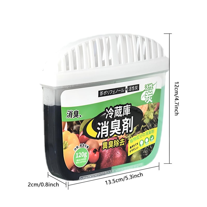 Refrigerator Deodorizer - Compact Fridge and Freezer Odor Eliminator with Natural Fresh Air Purification Technology for Home, Car, and Closet Use (2PCS) - Image 3