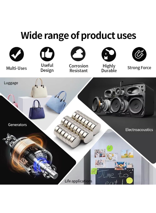 Neodymium Magnet Super Strong Round Magnets for Fridge, Office, Home, Refrigerator, Whiteboard, Map, DIY Craft Magnet - Image 5