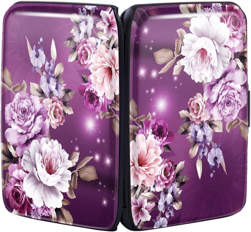 Coco Rossi Mini Credit Card Holder for Women or Men,RFID Blocking Slim Hard Card Case ID Case Travel Wallet - Image 4