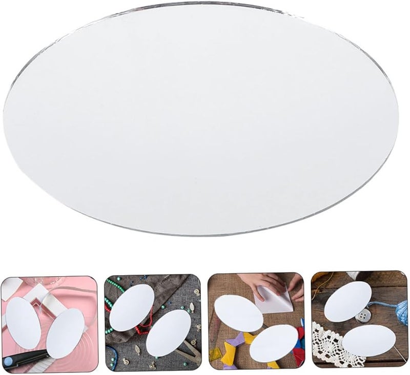 Oval Glass Mirror 10 Pack Lightweight Scratch Resistant For Crafts And Wall Decor - Image 5