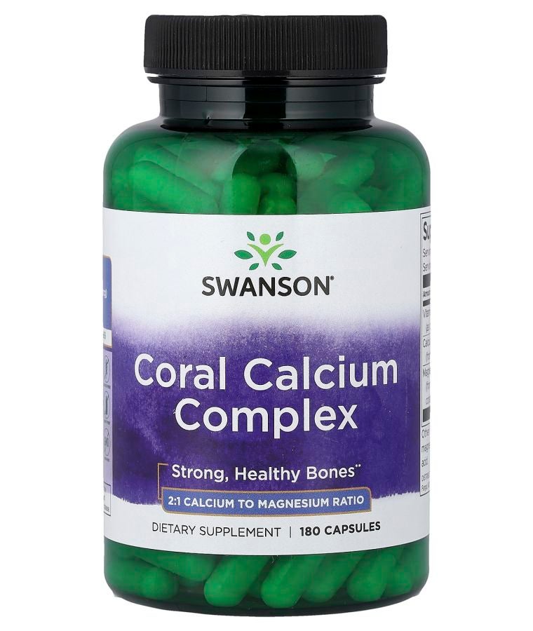 SWANSON Coral Calcium Complex 180 Capsules