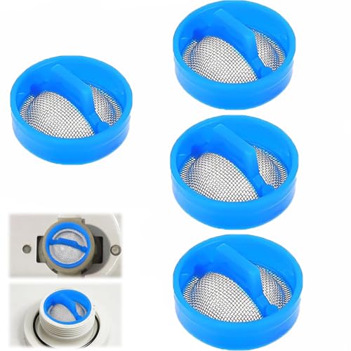 Indusoire 4 Pcs Universal Washing Machine Inlet Water Filter Set, Sediment & Hard Water Filter with 4 Pcs, for Long-Term Appliance Protection - Image 1