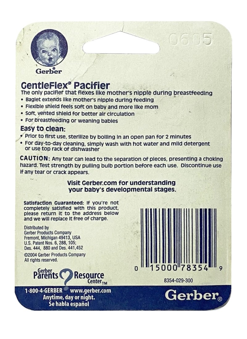 Gentleflex pacifier 2-pack