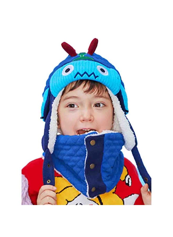 LITTLE SURPRISE BOX 3pcs Quilted Robot Theme Winter CapMufflers and Gloves  - Image 5