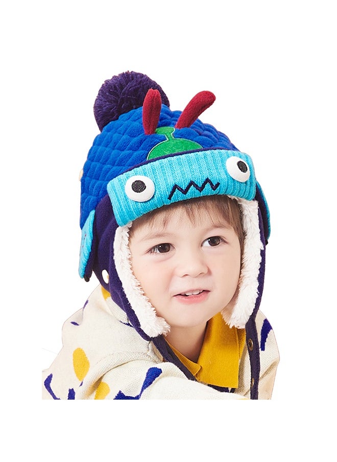 LITTLE SURPRISE BOX 3pcs Quilted Robot Theme Winter CapMufflers and Gloves  - Image 2