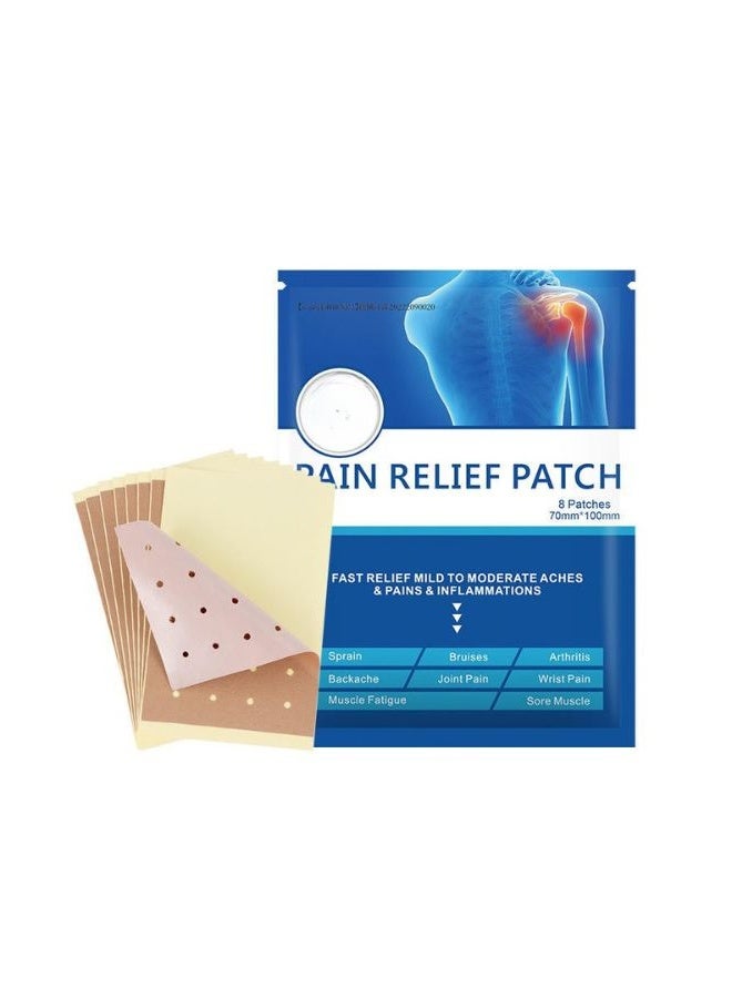 Sumifun Sumifun Pain Relief Patch Blue - Muscle Pain, Wrist Pain, Bruises, Stress Relaxation, Joint Pain Killer Medical Plaster - Image 2