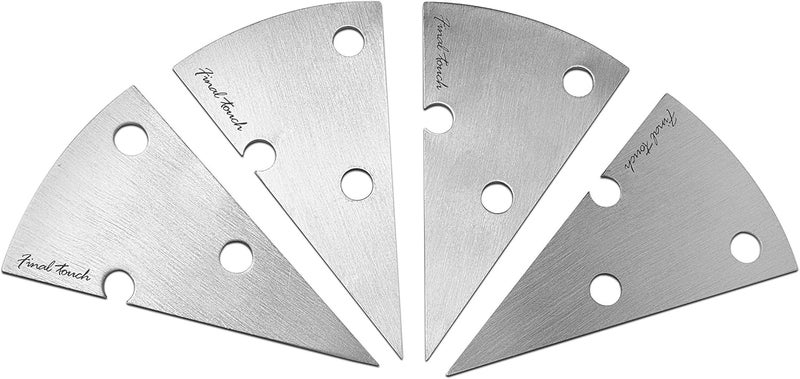 Final Touch Cheese Marker Set - Stainless Steel Markers for Easy Cheese Identification - Includes Non-Permanent Marker - Professional Presentation for Cheese Boards (FTA7080) - Image 2
