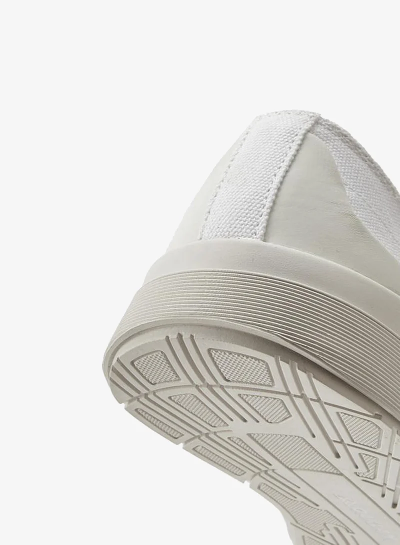 Oaklan By Shoexpress WHITE Men Lace-Up Canvas Sneakers for Men | Best Price UAE