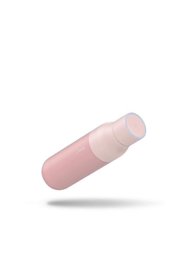 LARQ Bottle PureVis 17 oz - Self-Cleaning and Insulated Stainless Steel Water Bottle with UV Water Purifier and Award-winning Design | Reusable & Travel Friendly, Himalayan Pink - Image 5