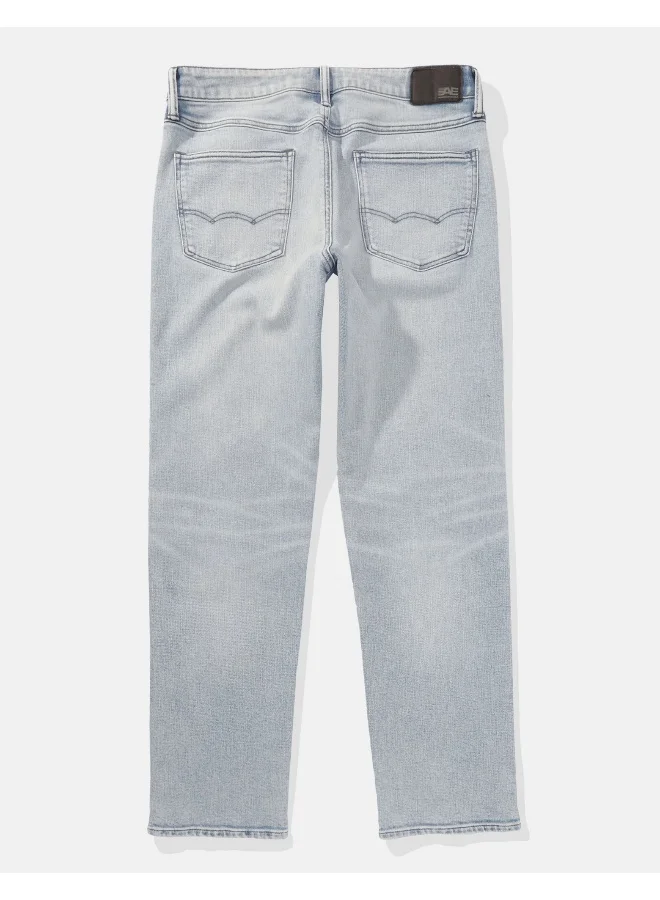 American Eagle Light Wash Essential  Straight Fit Jeans