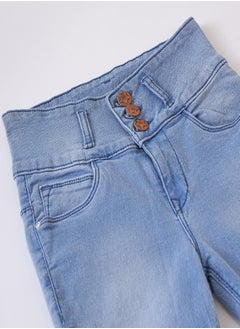 HIGH STAR Women Blue Slim Fit High-Rise Clean Look Stretchable Jeans  - Image 2