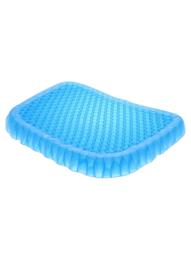 Gel Seat Cushion for Long Sitting Portable Gel Cushion with Ergonomic Design - Small Size 14.5" x 12" x 1.5" Gel Seat Cushions for Pressure Relief Sores Effective for Sedentary Activities - Image 1