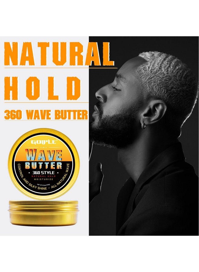 Goiple Ozwave 3.5 Oz Wave Grease For Men'S Layered Waves - Moisture, Control, And Silky Shine Cream With Shea Butter And Beeswax For Wolfing - Image 2