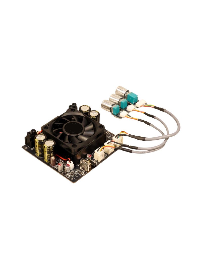 (1 مجموعة) لوحة مضخم صوت لاسلكي أحادي 600W T6001P - مقياس جهد خارجي