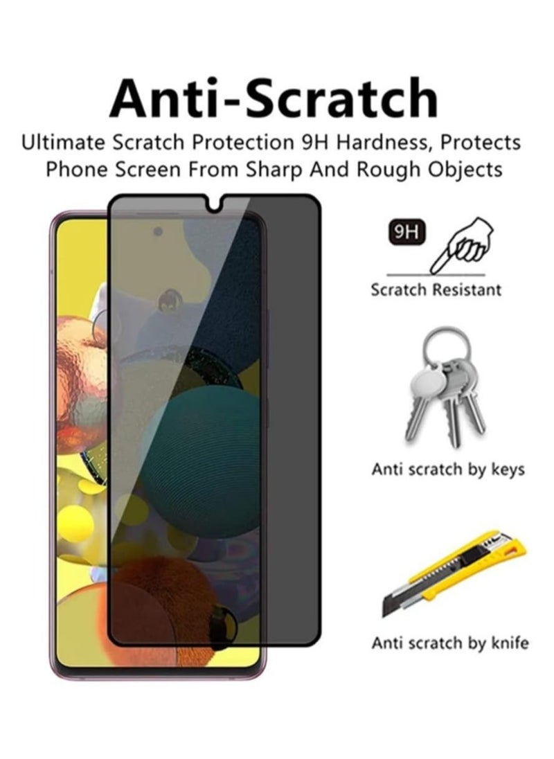 Raxoom Samsung Galaxy A53 5G Front Screen Privacy Screen Protector Anti-Spy Tempered Glass Film 9H Hardness Scratch Resistant Bubble Free Glass Screen Protector - Image 3
