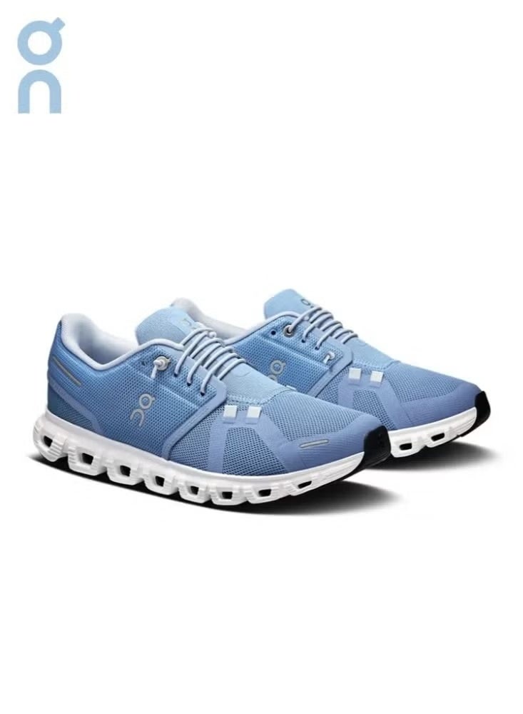On Cloud 6 Running Shoes – Light Blue/White | Lightweight & Breathable Performance Sneakers - Image 3