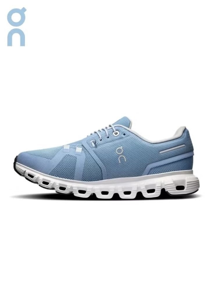 On Cloud 6 Running Shoes – Light Blue/White | Lightweight & Breathable Performance Sneakers - Image 2