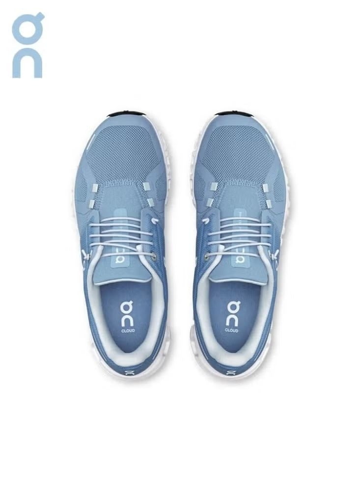 On Cloud 6 Running Shoes – Light Blue/White | Lightweight & Breathable Performance Sneakers - Image 4