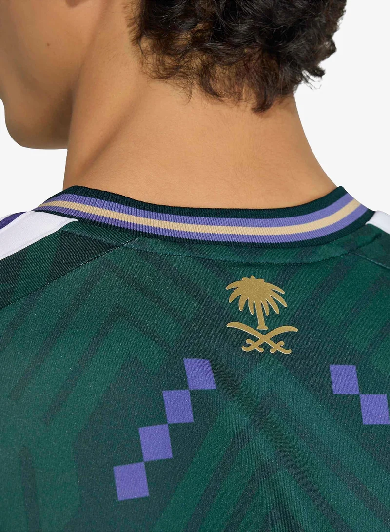 Adidas AURIVY/WHITE Saudi 2026 Home Jersey  | Best Price UAE