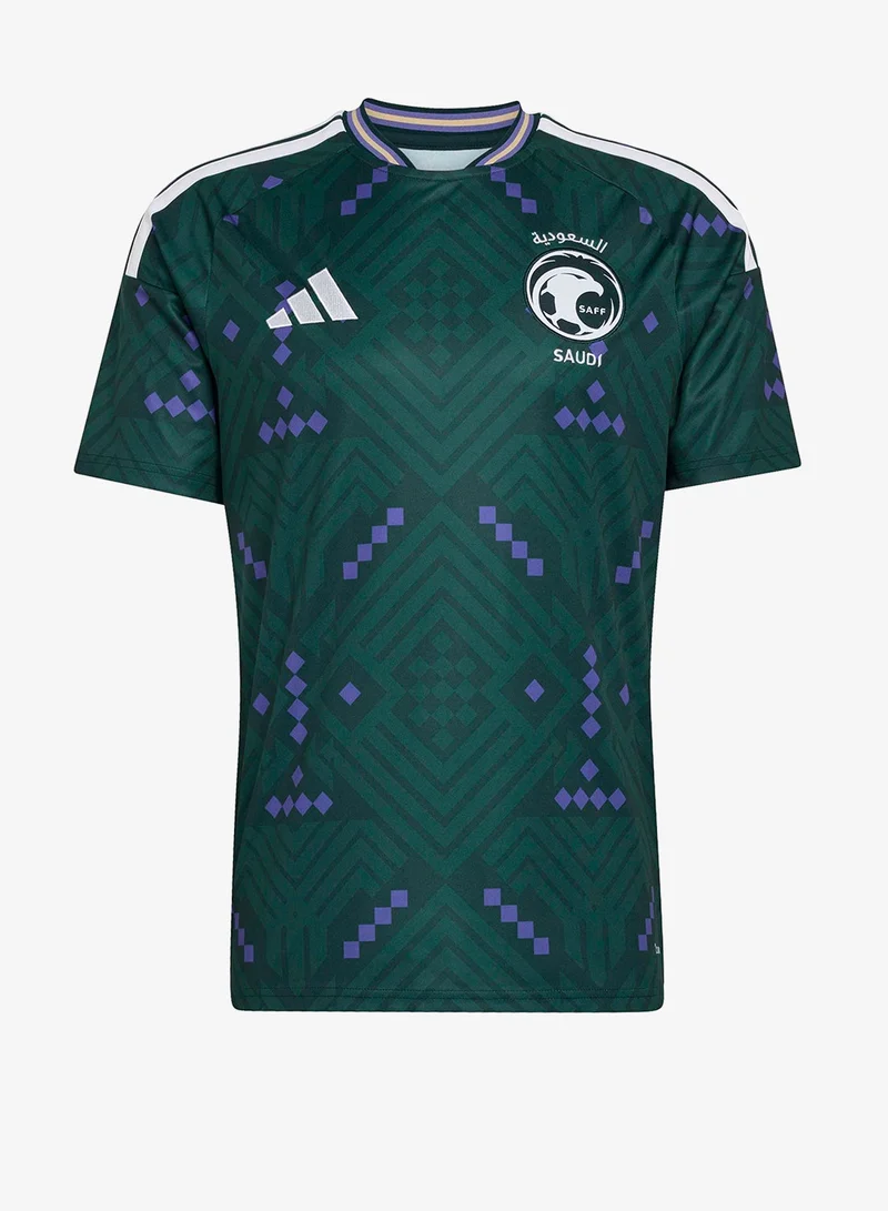 Adidas AURIVY/WHITE Saudi 2026 Home Jersey  | Best Price UAE