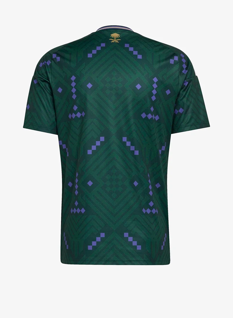 Adidas AURIVY/WHITE Saudi 2026 Home Jersey  | Best Price UAE