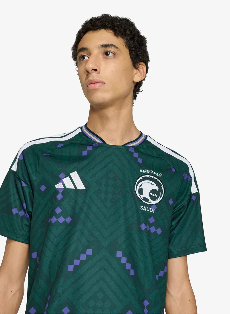 Adidas AURIVY/WHITE Saudi 2026 Home Jersey  | Best Price UAE