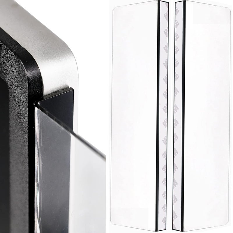 YOCOOLFUN 2 Pack Computer Monitor Memo Board for No Edge Monitors,Monitor Sticky Note Holder,Office Desk Decor for Women Man,Home Office Desk Computer Accessories - Image 1