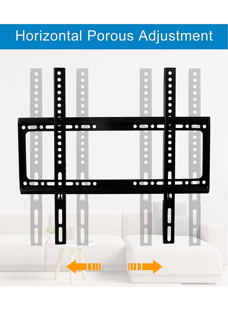 TV Wall Mount 26 63 Inches Ultra Strong Slim Fixed TV Bracket Heavy Duty Ultra Super Strong 50KG TV Wall Mount with Wall Fixing Kit for Flat Curved Screen TV LED LCD OLED and Plasma 50Kg - Image 3