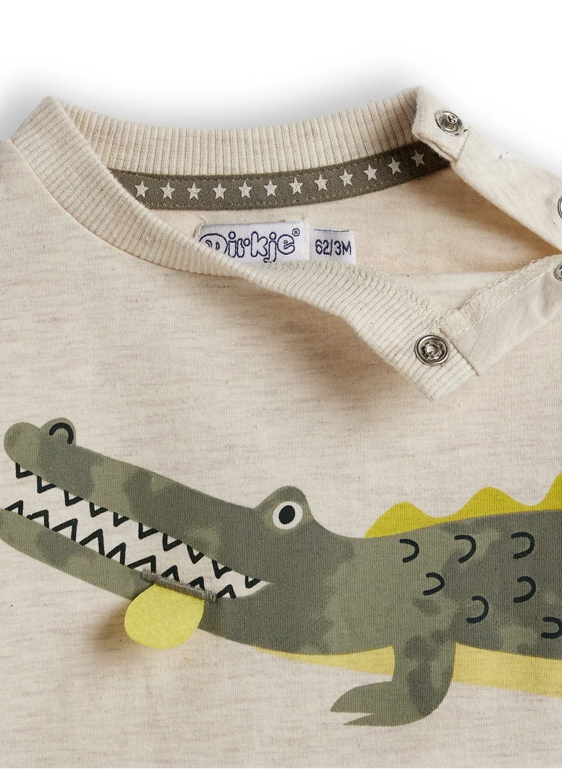 Dirkje Dirkje Boys Set - Printed T-shirt & shorts