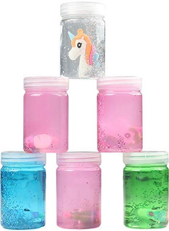 Sshakuntlay ® Unicorn Slime with Unicorn Inside | Soft & Squishy Stress Relief Party Favor Toy for Kids | Trick Toy -Unicorn Slimes for Kids and Adults (Pack of 6) - Image 1