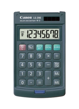 Canon 8 Digit  Handheld calculator LS-39E - pzsku/ZD85D4E5518C7A17BDD30Z/45/_/1715355776/9c73fcce-8dc3-47a3-a857-48bf5a66a9df