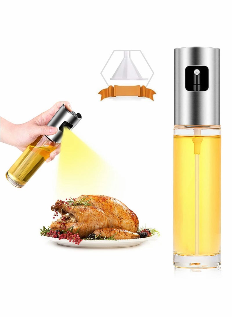 Excefore رشاش زيت للطهي، رشاش زيت زجاجي للطهي، رذاذ زيت الزيتون، رذاذ زيت الزيتون للسلطة، للشواء، خبز المطبخ - Image 1
