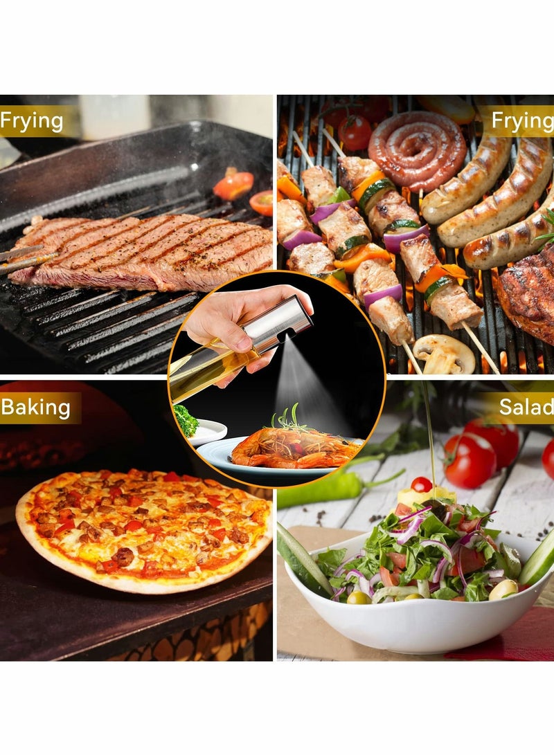 Excefore رشاش زيت للطهي، رشاش زيت زجاجي للطهي، رذاذ زيت الزيتون، رذاذ زيت الزيتون للسلطة، للشواء، خبز المطبخ - Image 5