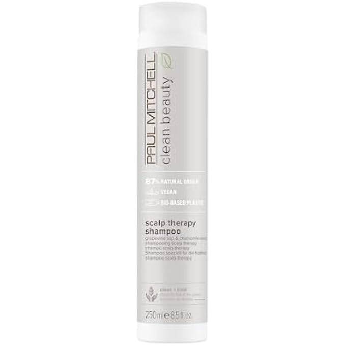 Paul Mitchell CLEAN BEAUTY SCALP THERAPY SHAMPOO, GENTLY CLEANSES + REFRESHES ALL HAIR TYPES, ESPECIALLY DRY, OILY + SENSITIVE SCALPS, 8.5 OZ. - Image 2