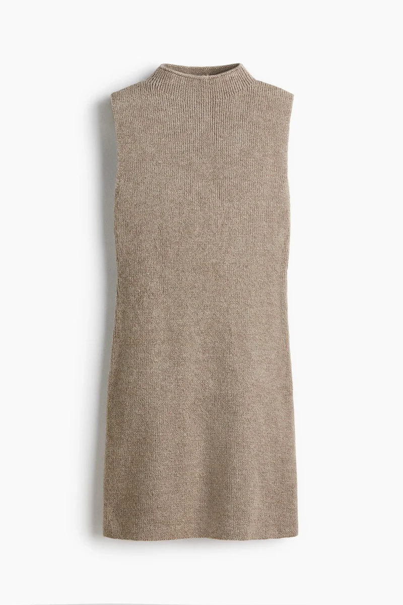 H&M Knitted turtleneck dress