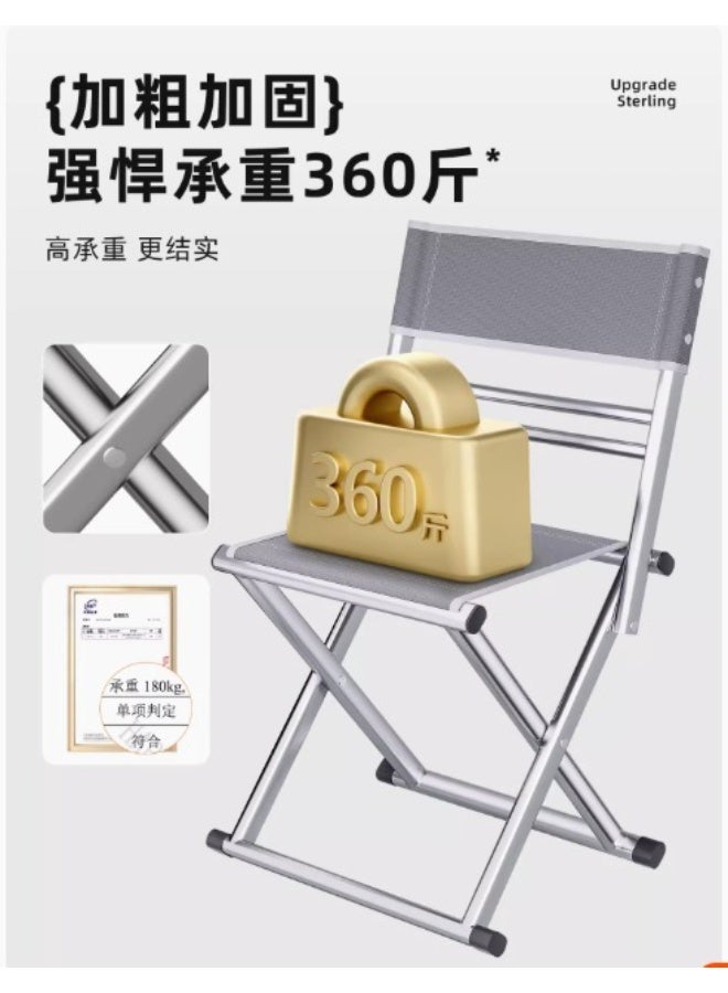 Lightweight aluminum folding camping and beach chair – a practical and durable travel chair - Image 1