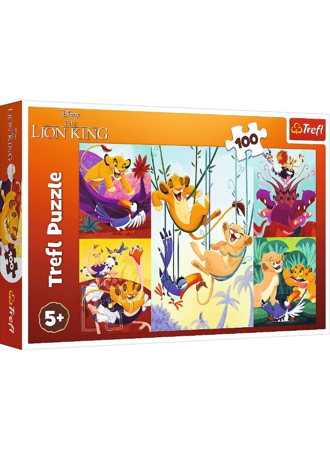 Trefl - Disney Lion King Courageous King Puzzle 100 Pieces - 16478 - Image 2