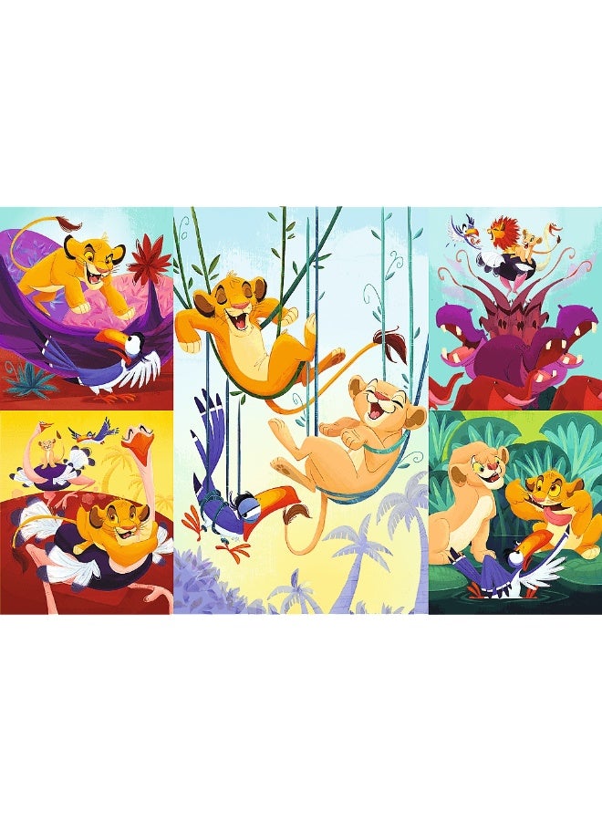Trefl - Disney Lion King Courageous King Puzzle 100 Pieces - 16478 - Image 1
