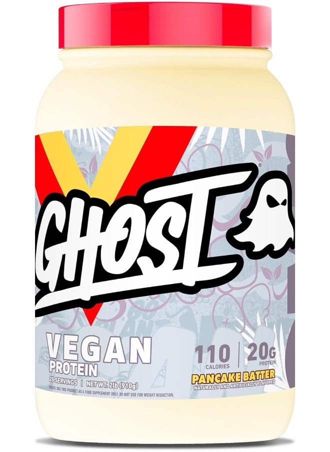 Ghost Vegan Protein Powder, Pancake Batter - 2Lb, 20G Of Protein  - Image 1