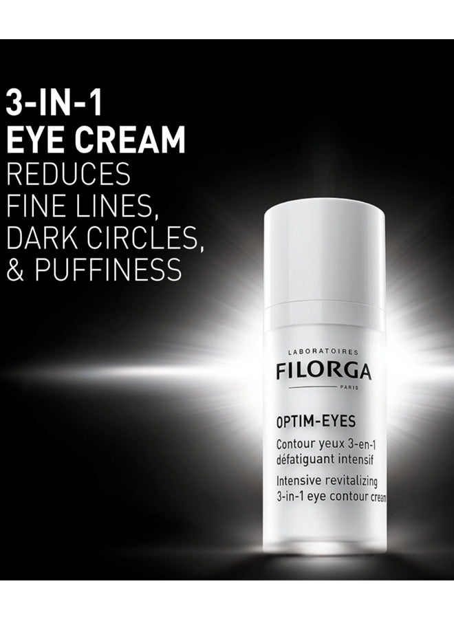لابوراتوريز فيلورجا كريم العين فيلورجا أوبتيم آيز، علاج البشرة 3 في 1 المنشط لتقليل الهالات السوداء والتجاعيد والانتفاخات حول العينين بسرعة، 0.5 أونصة سائلة. أوقية. - Image 2