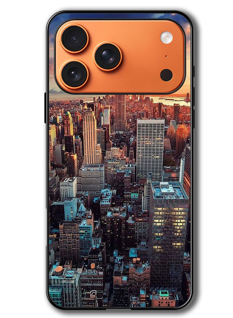 Theodor Case Compatible with Apple iPhone 17 Pro Max 6.9 Inch Protection Shockproof Bumper Cover Newyork City - Image 1