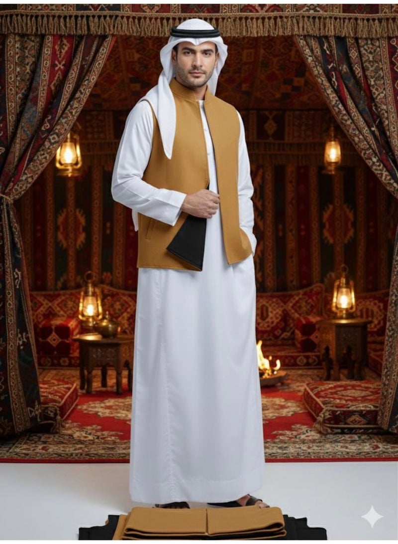 أرام سديري شتوي جوخ دبل فيس وجهين ليمنحك الراحة والاناقة